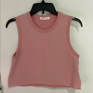 Honey Punch Pink cropped tank